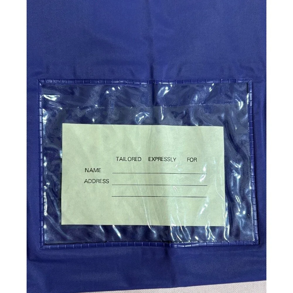 Masonic Garment Bag With Zipper & Freemason Logo In Royal Blue
